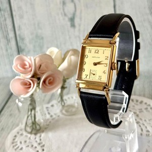 希少】HAMILTON 腕時計 ハミルトン ウィルシャー ゴールド メンズ 希少