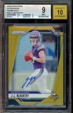 2024 Panini Prizm JJ McCarthy #400 Gold /10 BGS 9 Auto 10