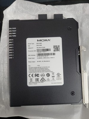MOXA SDS-3008 - Compact Industrial 8 Ports Smart Ethernet Switch, -10 to 60°
