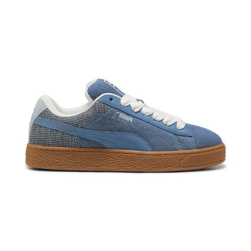 Puma Suede XL Denim 39839701 Mens Blue Canvas Lifestyle Sneakers Shoes