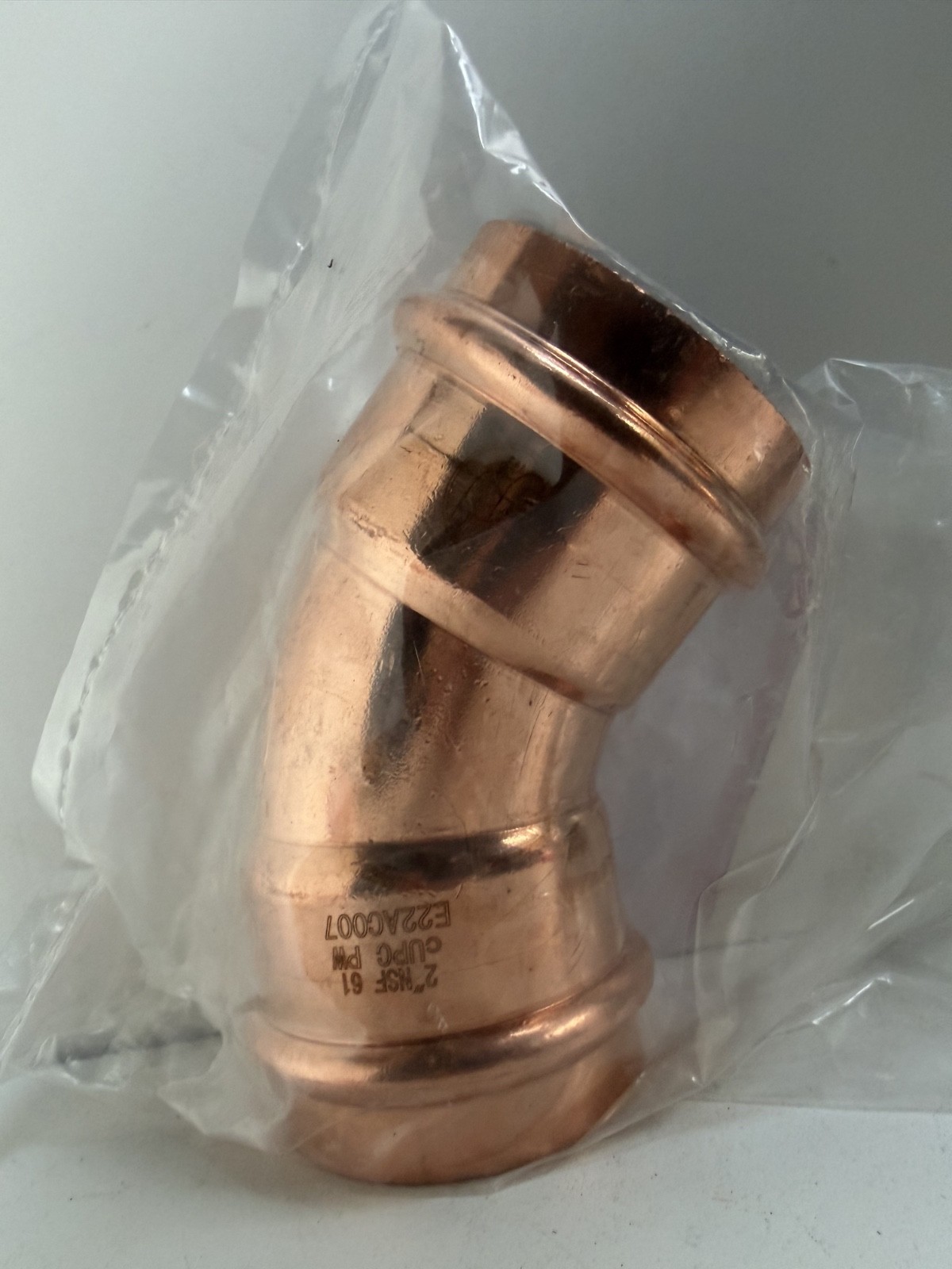 ICOOL PF USA 1060100064 Copper 45° Elbow 2" Press x Press P x P NSF