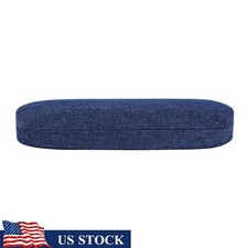Stylish Denim Eyeglass Case Protective Pouch Durable Accessory Adults Teens New