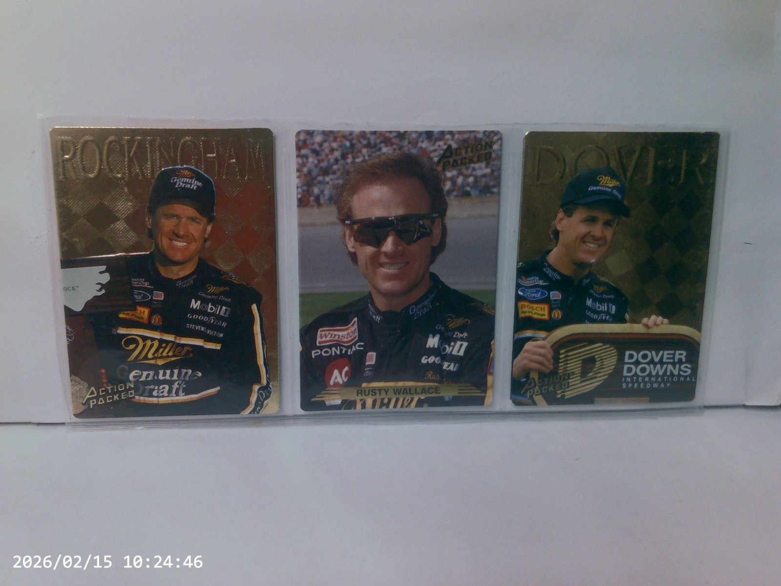 RUSTY WALLACE 1993 1994 ACTION PACK NASCAR #183 #107#190