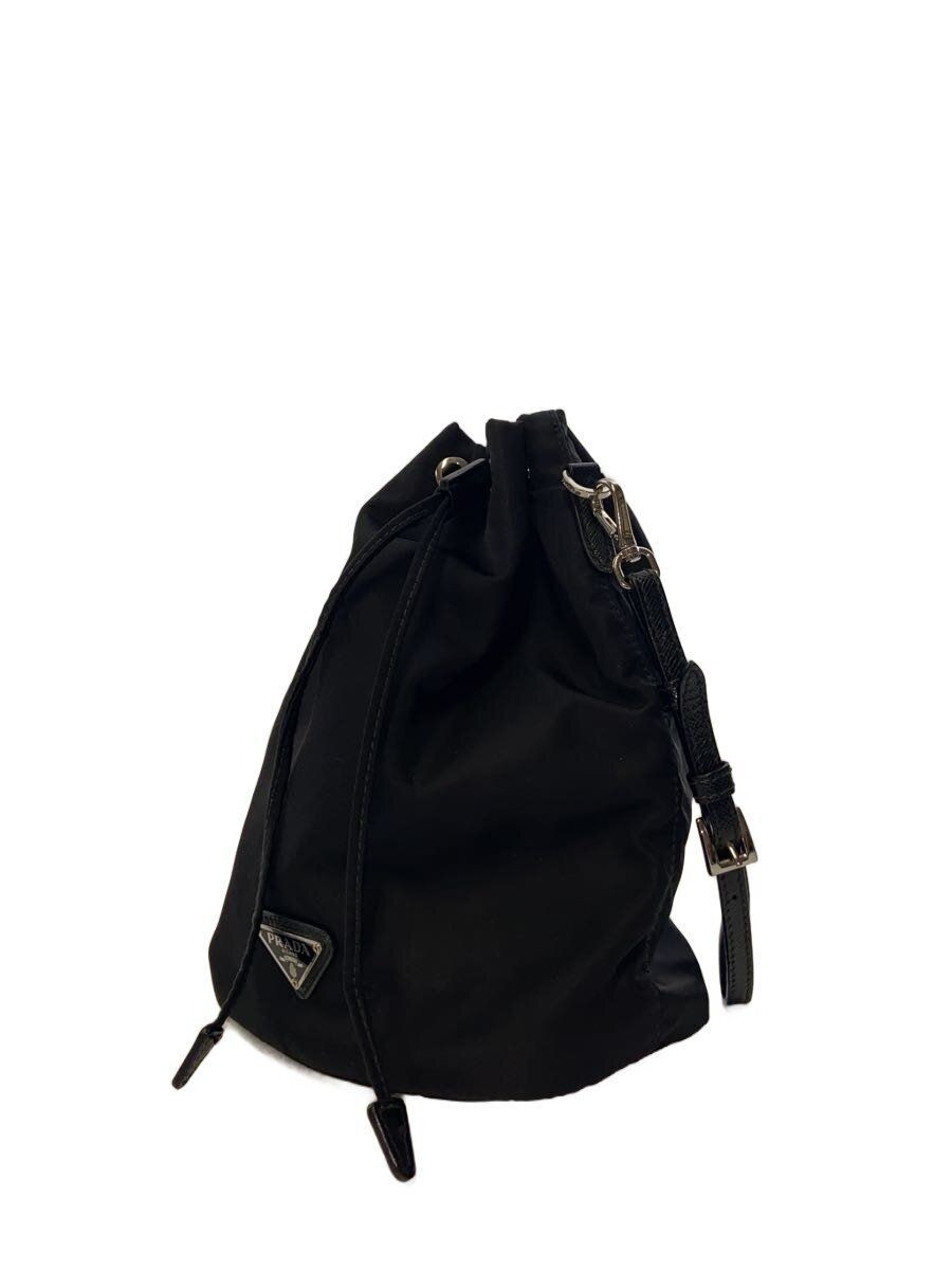 PRADA Pouch Re-nylon Drawstring Triangular Plate … - image 2