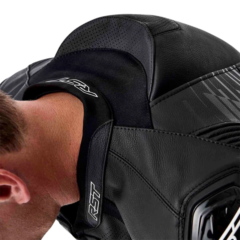 RST Tractech Evo D3O Leather Black White, photo 10 of 11
