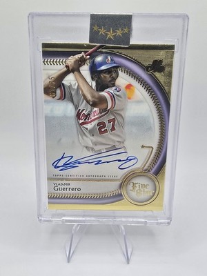 VLADIMIR GUERRERO 2025 TOPPS FIVE STAR #FSA-VG AUTO /75 MONTREAL EXPOS