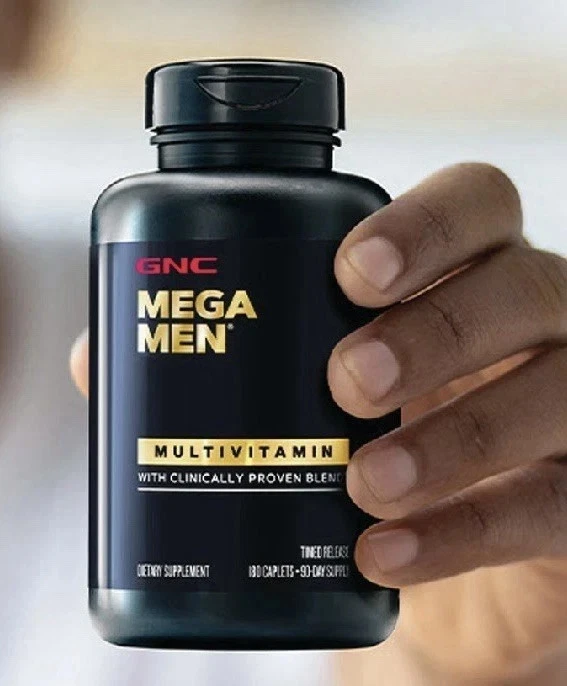 Multivitamínico GNC Mega Men. 180 unidades. EXP. 26/07. Foto 4 de 4