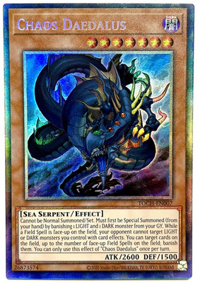 TOCH-EN007 Chaos Daedalus - Collectors Rare Unlimited Lightly Played YuGiOh Card