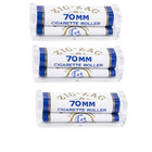 Zig Zag Cigarette Roller 70mm | Classic Manual Rolling Machine 3 Pack