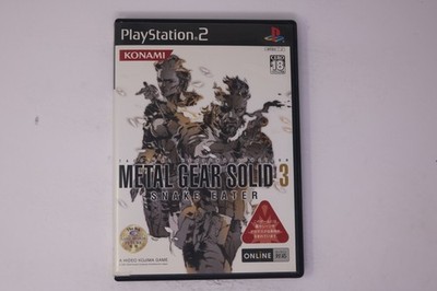 Metal Gear Solid 3 Snake Eater PlayStation 2 JPN (Region Locked)
