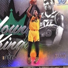 Topps Bowman Chrome Young Kings NBA 3-Card Lot Donovan Mitchell Number 57/99