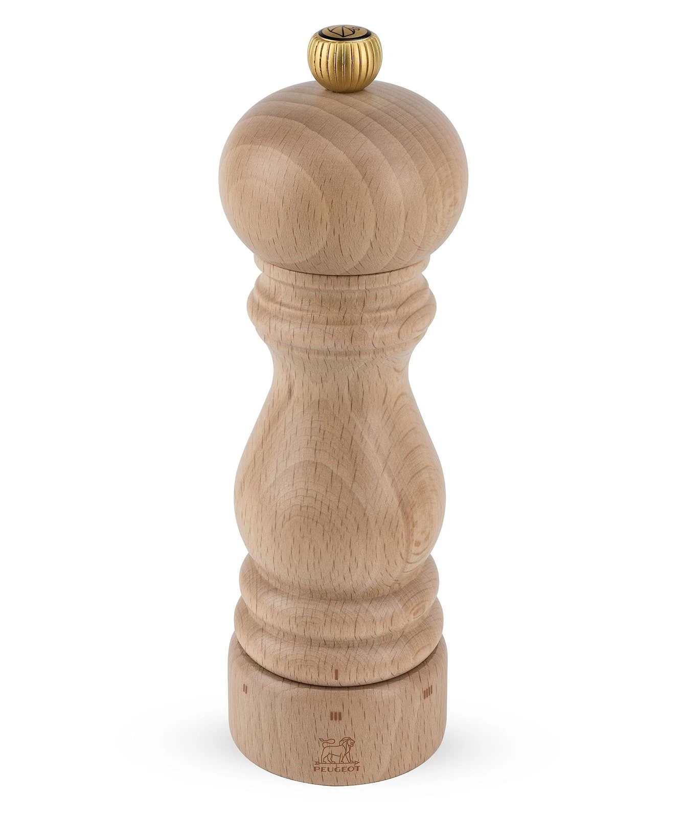 Peugeot - Paris uSelect Manual Pepper Mill - Adjustable Grinder - Beechwood, ...