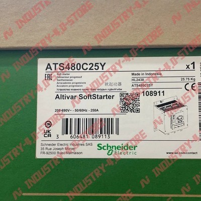 Schneider ATS480C25Y 250A 132kW Soft Starter#1pcs new in box