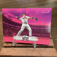 2025 Topps Stadium Club - Austin Riley #72 Pink Foil