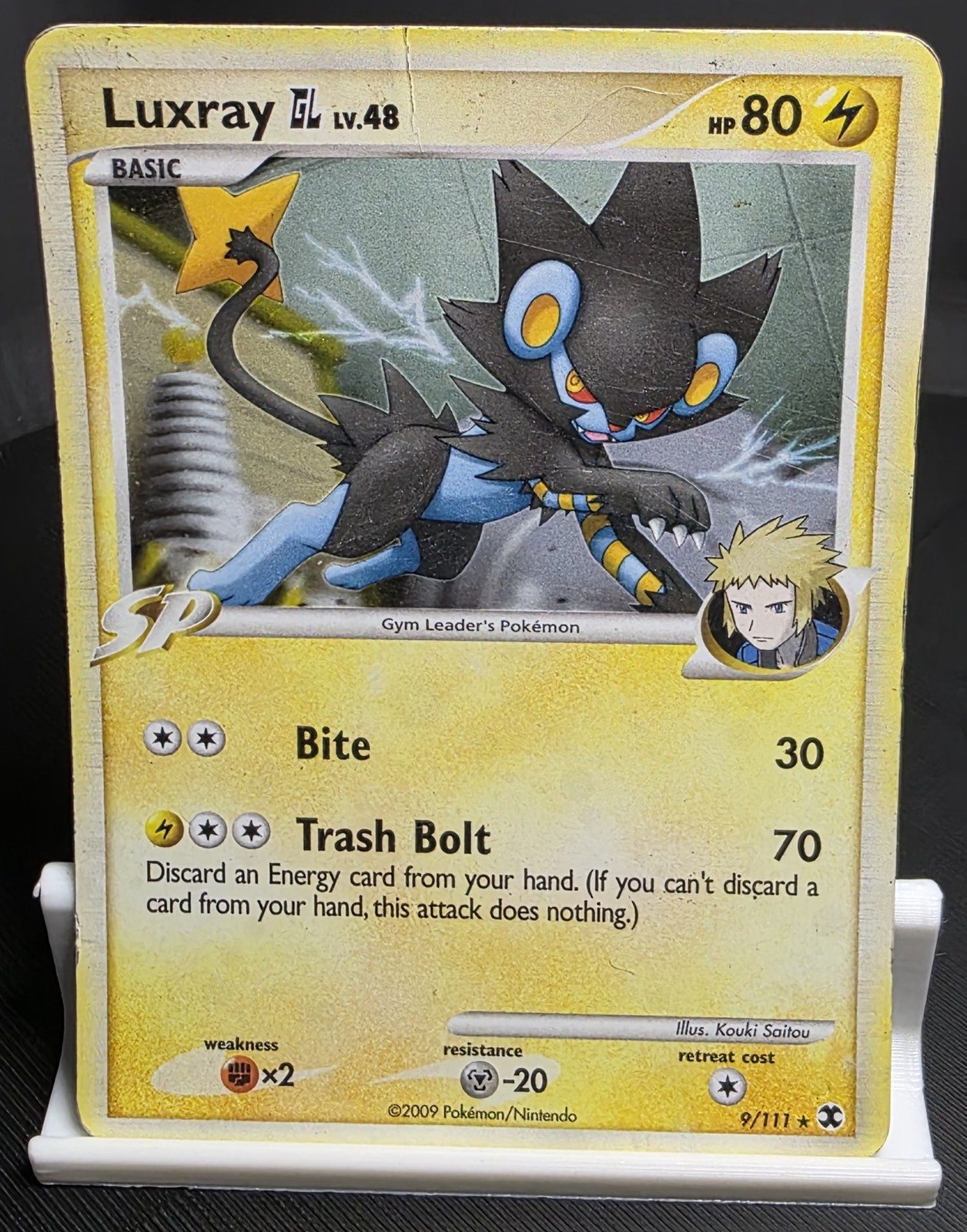 2009 Pokemon Platinum Rising Rivals Luxray #9/111 DMG
