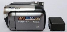 Panasonic SDR-H40P HDD Digital Camcorder Camera 40GB Silver Untested W/ Battery