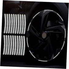 20PCS Bling Car Wheel Decorative Stickers, Glitter Stripe Stickers Bling Silver