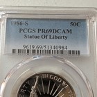 PCGS PR69DCAM 1986-S 50C Statue of Liberty Proof Commemorative KM#220 — photo 3