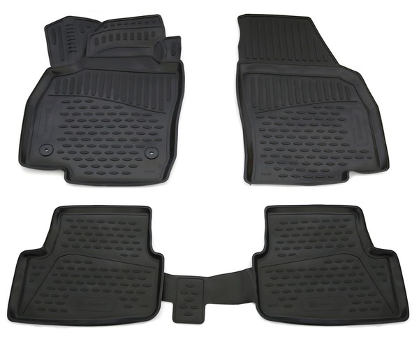 GummifußMatten FüR Seat Arona Ab 2017- 3D Passform Hoher Rand Gummimatten Set-image