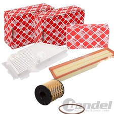 FEBI POLLEN- LUFT- ÖL-FILTER PAKET passend für Peugeot 206 2A/C 206 CC 2D