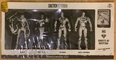   McFarlane Toys   DC Superman Ghosts of Krypton Sketch Edition Gold Label