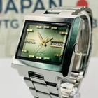 Vintage SEIKO 5 ACTUS SS 6106-5530 Automatic Green Dial JDM Kanji Oct.1973