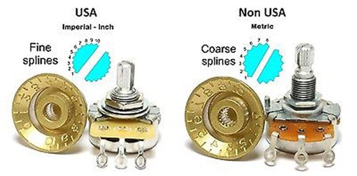 Cream w/ Black ST Guitar Knobs Volume and Tone Knobs Set of 3 for Stratocaster - Picture 4 of 4