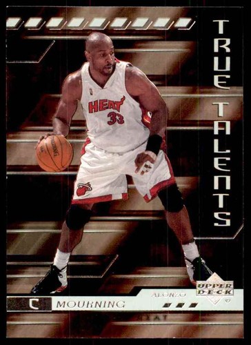2000 01 Upper Deck True Talents Alonzo Mourning TT4 EBay