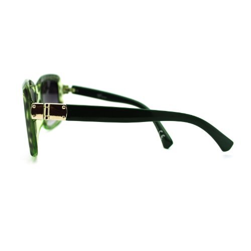 Damen-Sonnenbrille quadratisches rechteckiges Gestell modisch UV400 - Bild 25 von 30