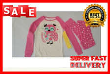 Wonder Nation Girl s Pajama Set Size 4T Pink with hearts         --P3--