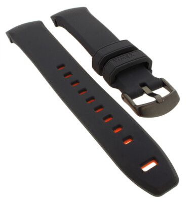 Timex Watsches IQ+   Uhrenarmband aus Kautschuk in grau   TW2P95000