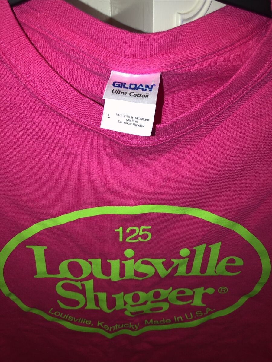 Louisville Slugger - Pink T-Shirt - Large Baseball Louisville Kentucky USA