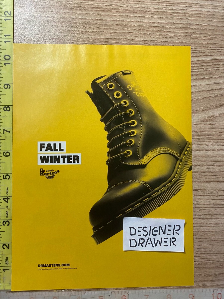 Doc Martens Boots Fashion 2009 Print Advertisement