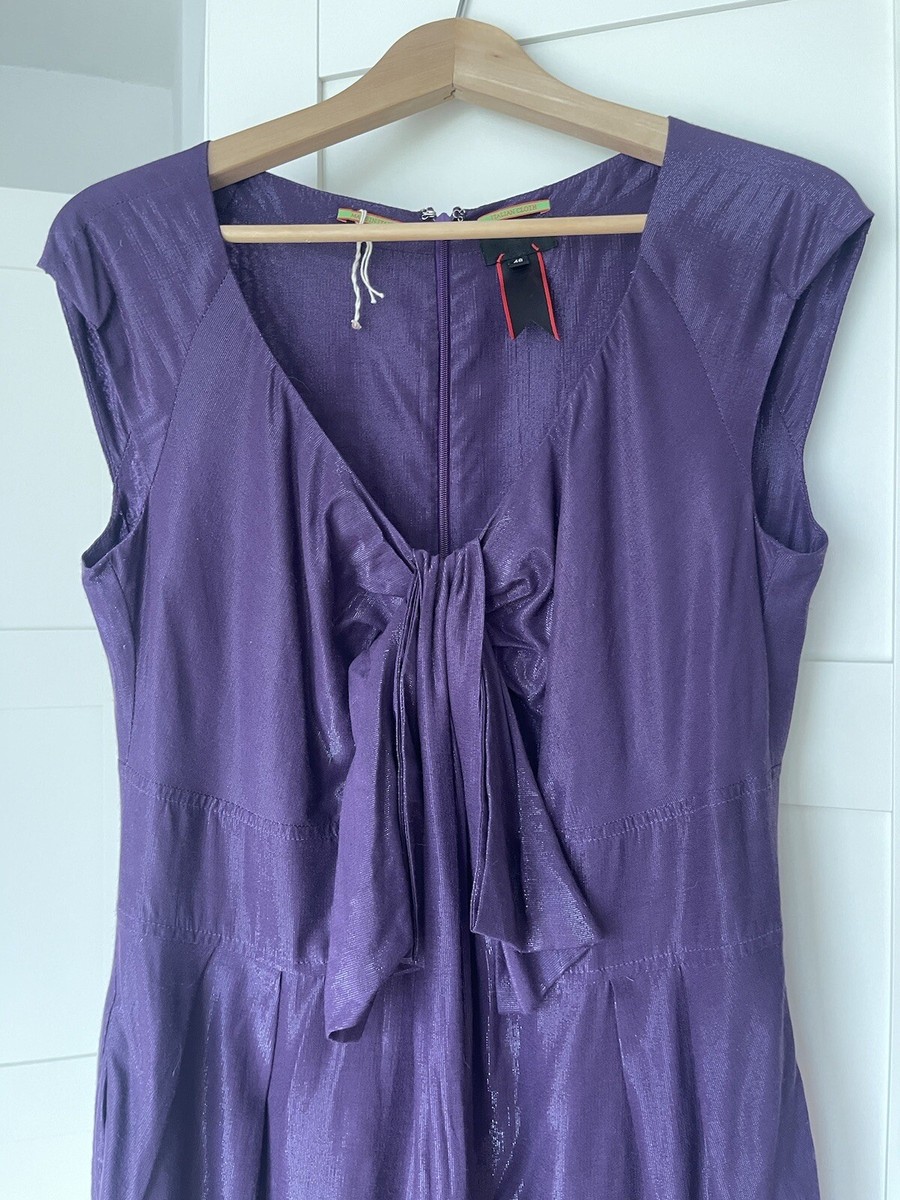 strapless open back dress Purple Starlight Party Dress – Mags Collections main image 0