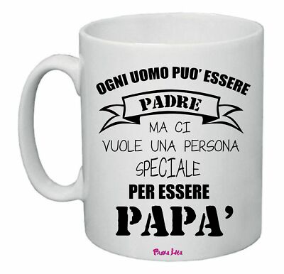 Tazza Personalizzata Per Papà Con Nome – "Der Papa, Der Mythos, Die Legende", 330 Ml, Ceramica Premium, Lavabile In Lavastoviglie