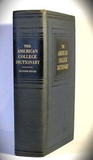 Dizionario di inglese "The American College Dictionary" - 1947