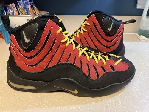 Nike Air Bakin 2013 Black Red Yellow OG High Size 11.5 316383-001 - 第 4/24 張圖片