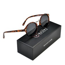 Shiny Tortoise Sunglasses / Dark Grey