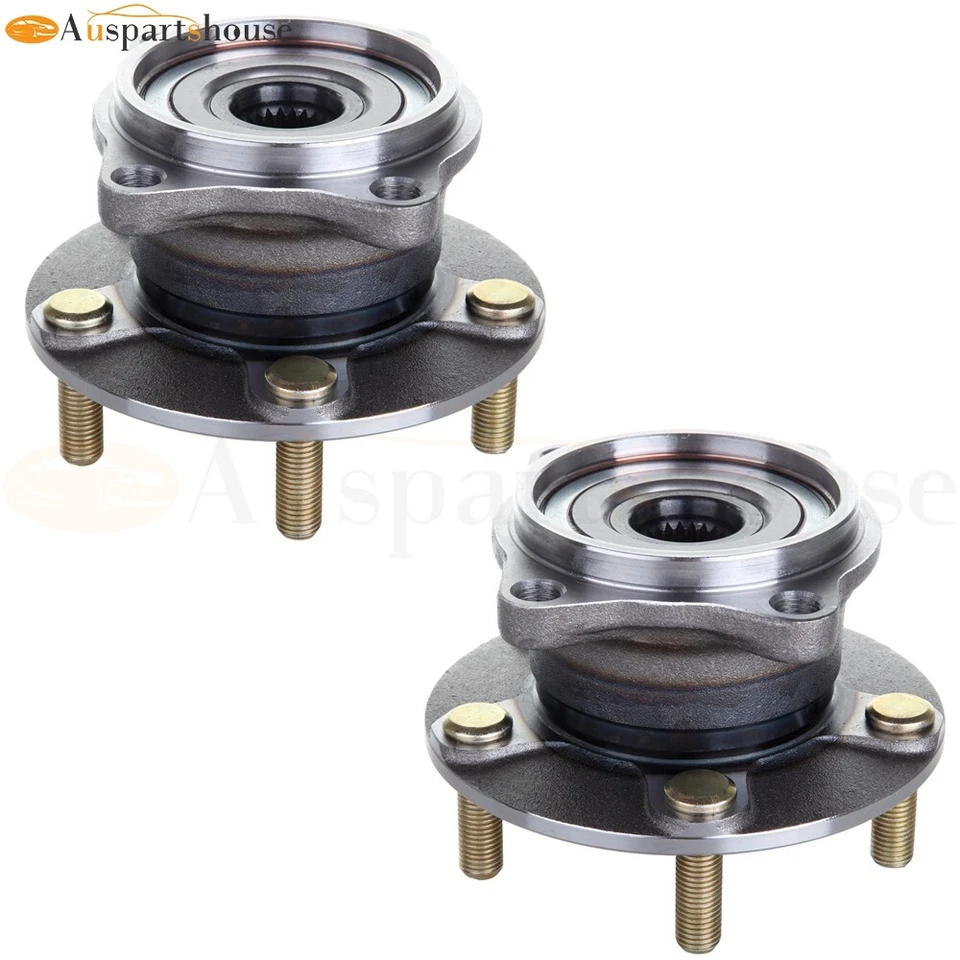 (2) Par de cojinetes y bujes de rueda trasera AWD para Mitsubishi Endeavor 2004-2011 Foto 3 de 4