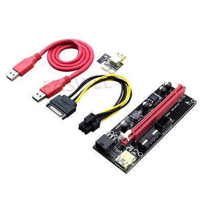60Cm Ver009S Pci-E Riser Karte Pcie 1X Bis 16X Usb 3.0 Daten Kabel Bitcoin