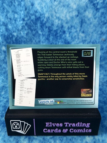 Doctor Who: Big Screen SINGLE Non-Sport Trading Card by Strictly Ink 2003 - Picture 60 of 204