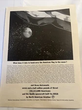 1965 NASA Apollo Spacecraft Magazine AD Atomics International, Rocketdyne
