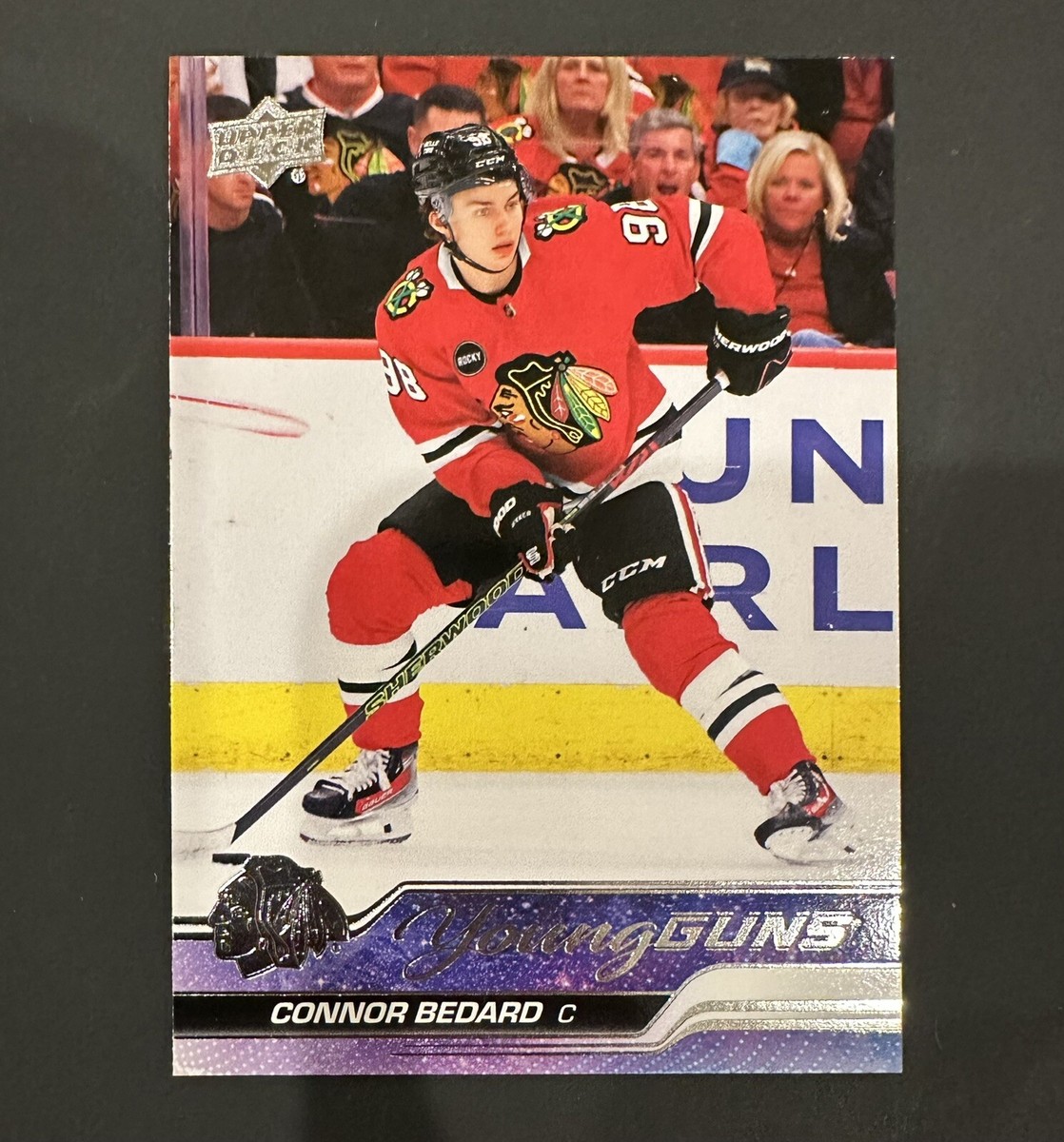 CONNOR BEDARD Blackhawks #451 RC 2023-24 Upper Deck Series 2 Young