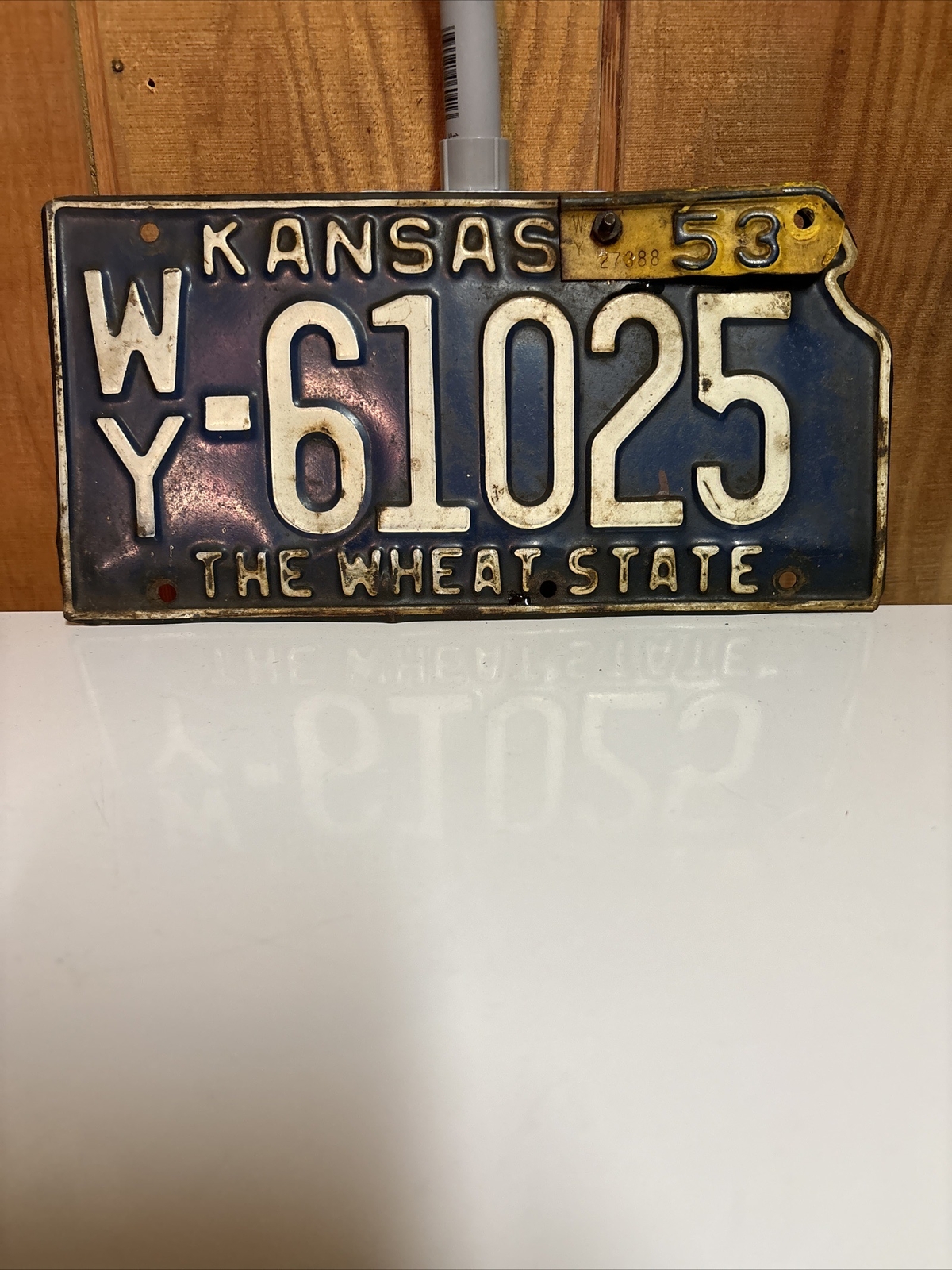 1951 kansas license plate With 1953 Tag Man Cave Garage 61025 | eBay
