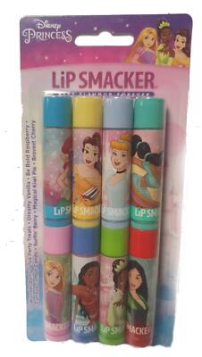 Lip Smacker Disney Princess Lip Balms - Set of 8 Moisturising Lip Balms