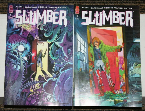 Image Slumber #1 TWO COVER SET - BOTH A & B Covers - 1sts - Smith Cardinali
