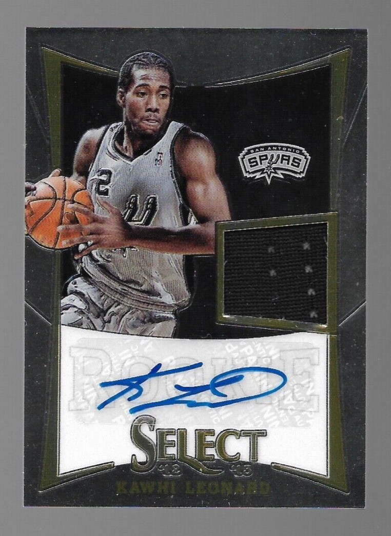 2012-13 Panini Select Kawhi Leonard Rookie Jersey Auto  #36/249