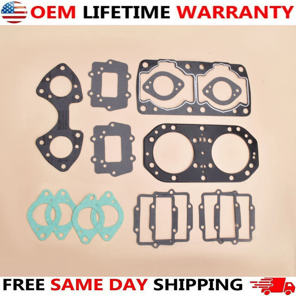 Kit de juntas de reconstrucción de extremo superior para moto acuática Kawasaki SS SX SXI ST ZXI 750 Foto 2 de 4