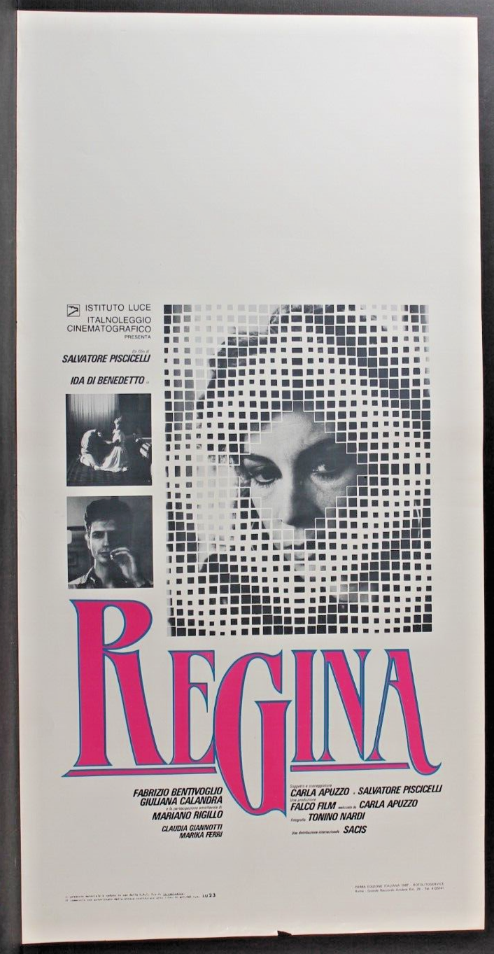 Locandina originale film Regina (1987) - Regia di Salvatore Piscicelli