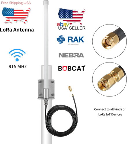 12dBi Helium Hotspot Miner Outdoor 915mhz LoRa Antenna for RAK Nebra Bobcat  | eBay